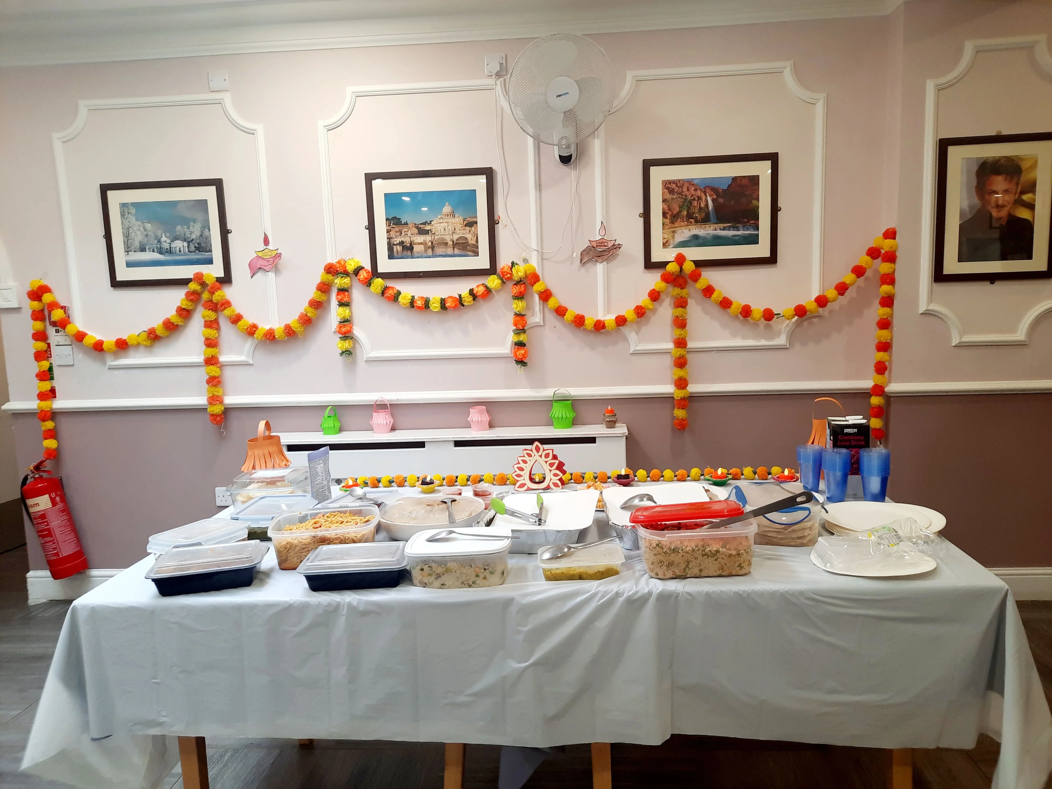 Morning welcomes and buffet setups